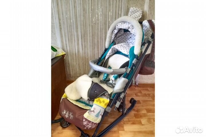 Коляска санки