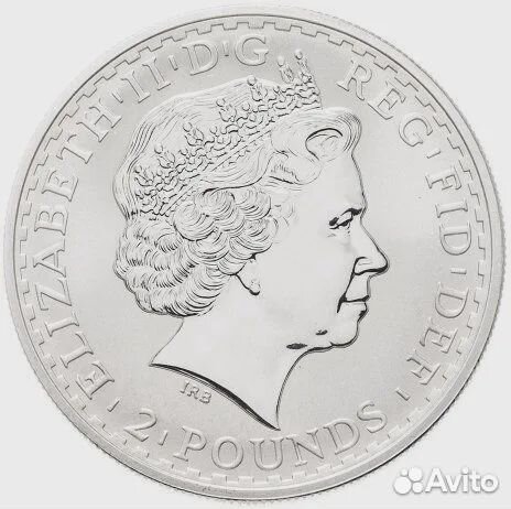 Великобритания 2 фунта 2004, Серебро 1 унция 999 п