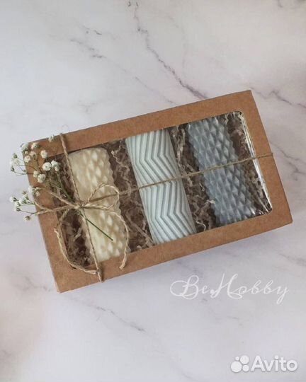 Соевые свечи ручной работы