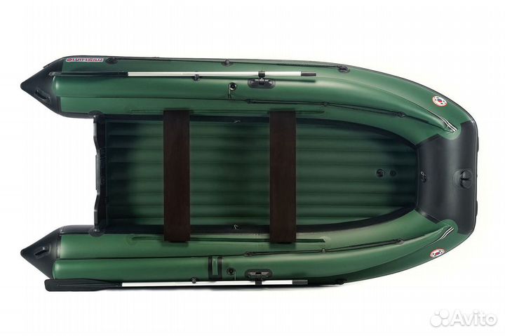 Лодка mishimo family lite DF 370 цвет зеленый