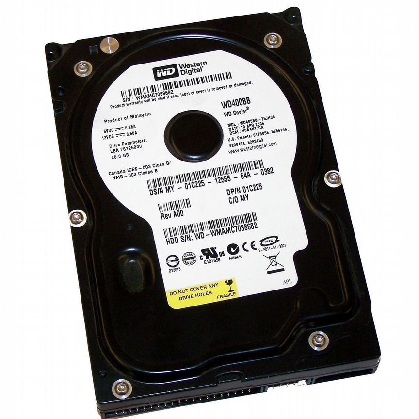 [WD400BB] Жесткий Диск Western Digital 40gb Ide 3.5 Wd400bb