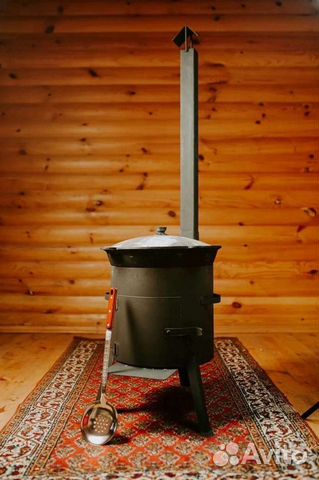Казан чугунный, печи, шумовка