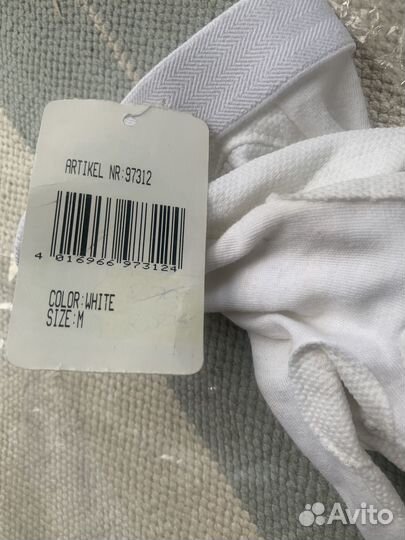 Перчатки белые для верховой езды