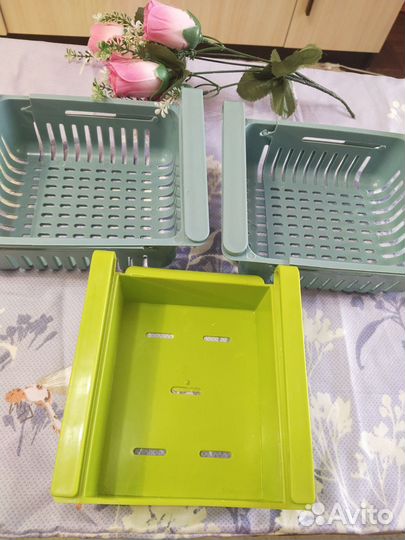 Подвесные раздвижные полки для холодильника