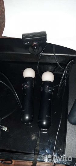 Ps3 slim прошитая, руль,мувики, джостик ps4