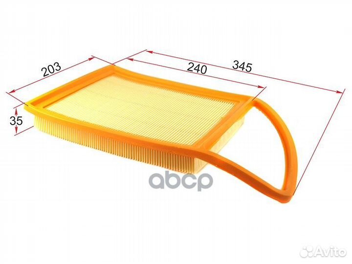 Фильтр воздушный citroen berlingo 1.6 Hdi/C4