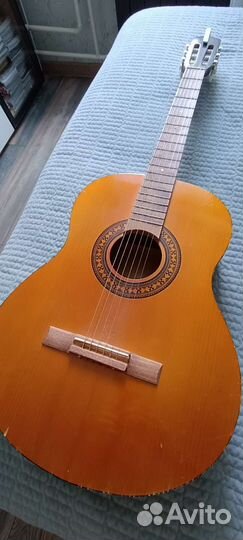 Акустическая гитара бу (с электромодулем)