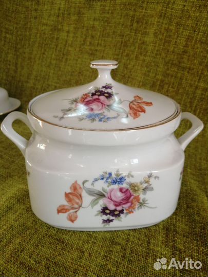 Супница, масленки. ГДР. Польша. Чехословакия