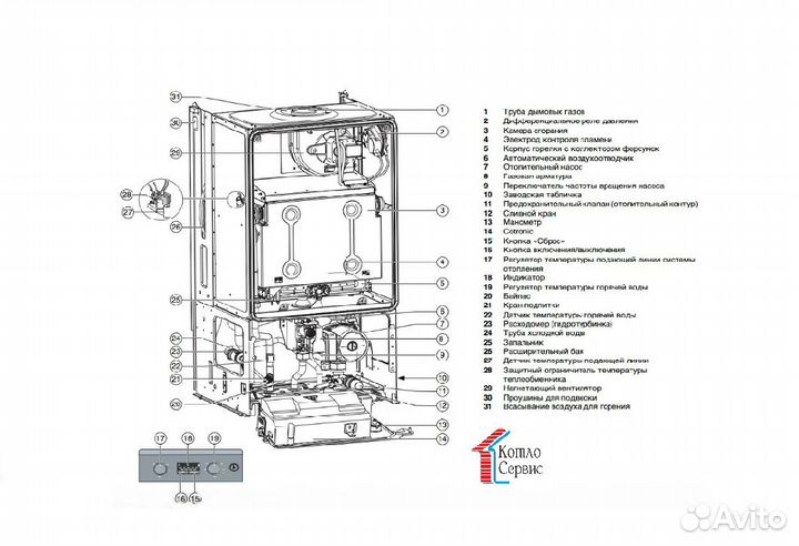 Buderus котлы будерус запчасти