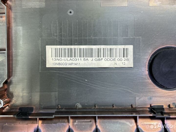 Поддон (нижняя часть корпуса) для ноутбука asus