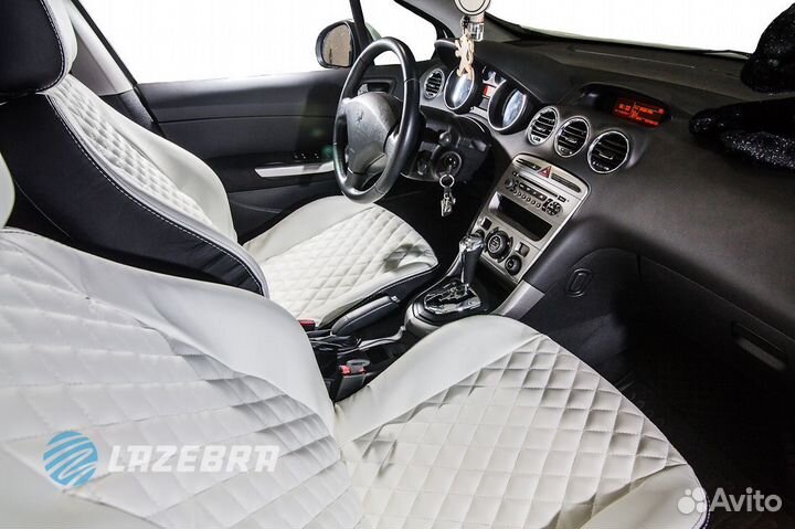 Чехлы из экокожи для Peugeot 107