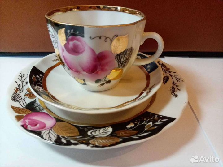 Кофейная тройка лфз Вечер в саду