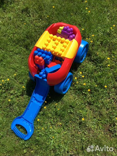 Mega blocks конструктор в тележке бу