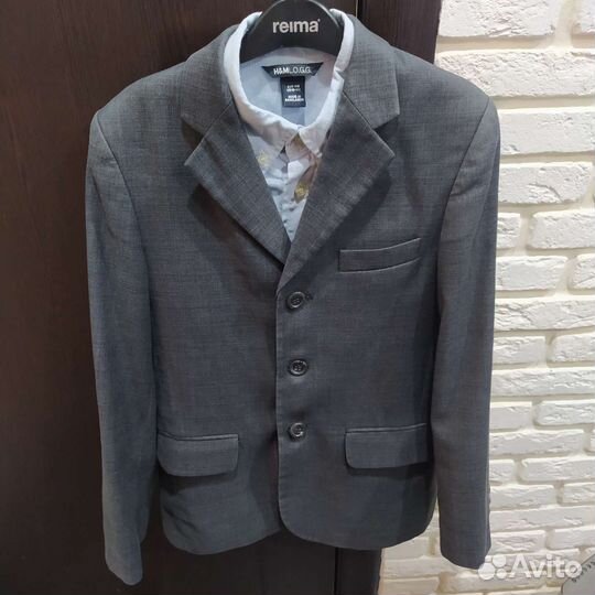 Пиджак + рубашка р. 146