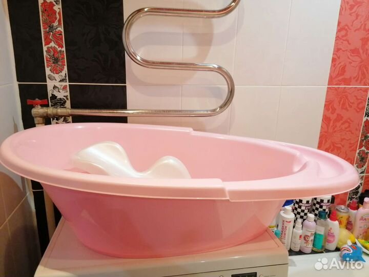 Ванночка, горка, стульчик для купания