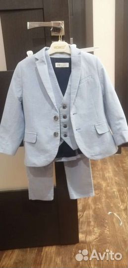 Пиджак и жилет на выпускной H&M 110
