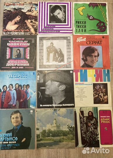 Виниловые пластинки большие