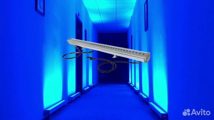 Архитектурная подсветка стен шатра банкетного зала