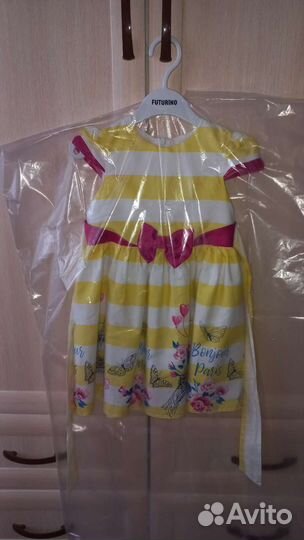 Нарядное платье для девочки 98