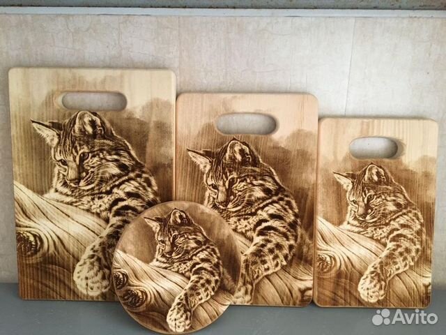 Доска разделочная из кедра