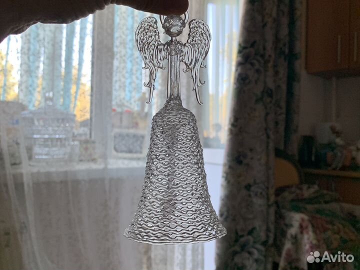 Колокольчик хрустальный ангел