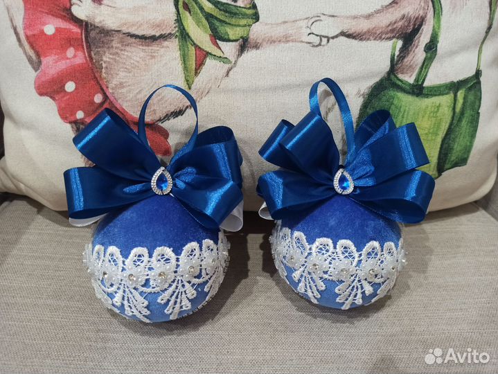 Новогодние шары ручной работы