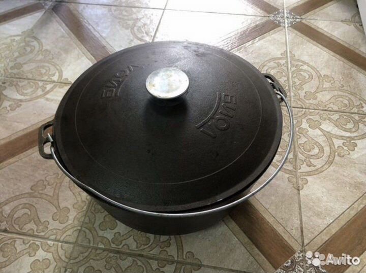 Казан чугунный 16 литров