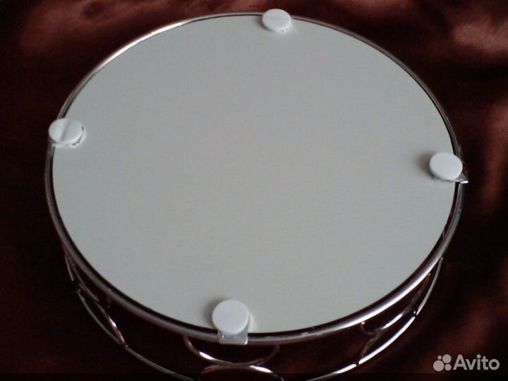 Поднос декоративный с зеркалом