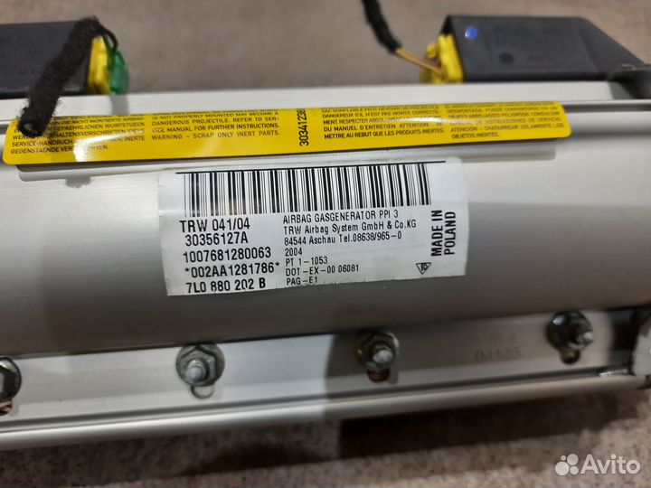 Подушка безопасности для Porsche Cayenne S 955