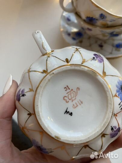 Чайная пара лфз васильки