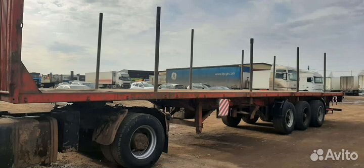 Полуприцеп бортовой МАЗ 9758, 2000