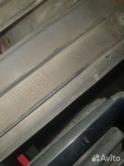 Mercedes w220 long молдинг двери с хром