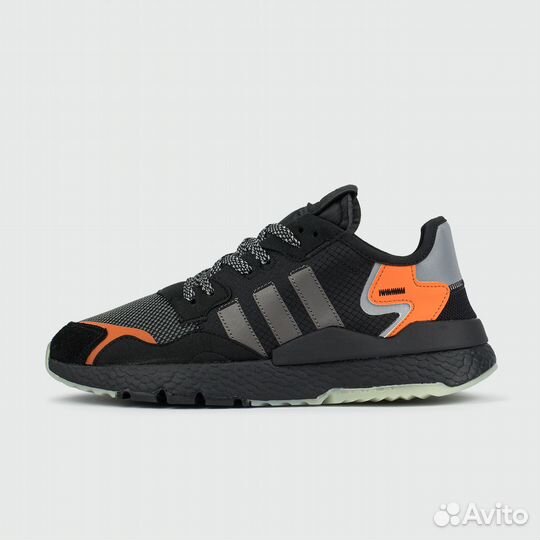 Кроссовки Adidas Nite Jogger Black / Orange