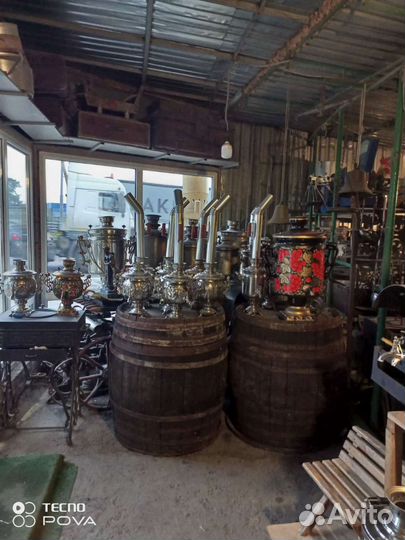 Самовар тульсий на дровах 5,7,9 литров