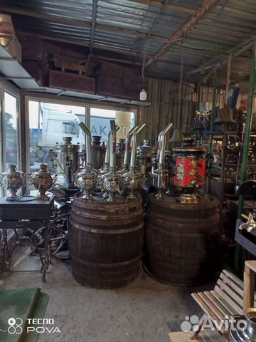 Самовар тульсий на дровах 5,7,9 литров