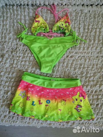 Купальник для девочки 34 размер