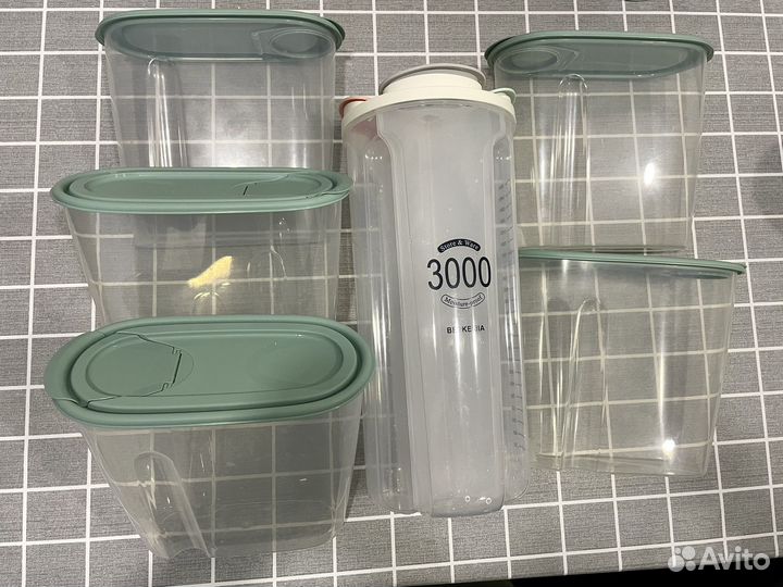 Набор контейнеров для сыпучих продуктов