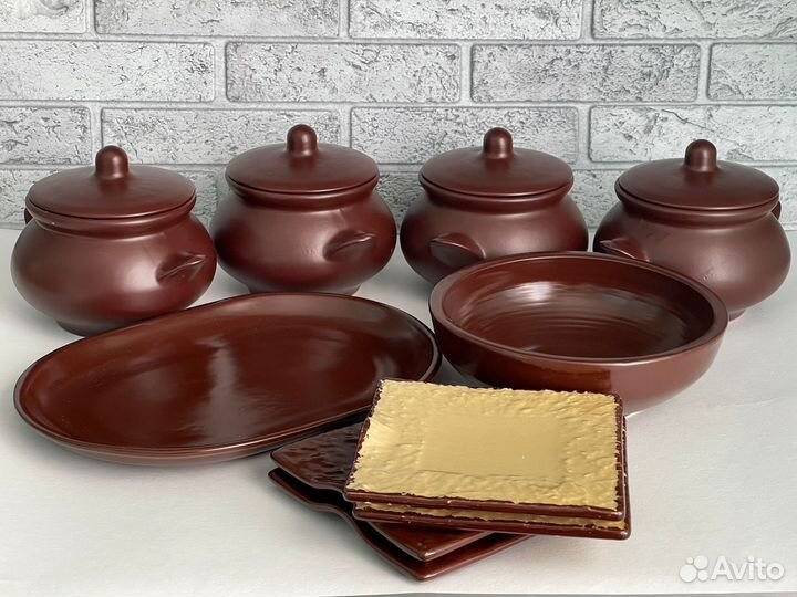 Набор столовой посуды керамика