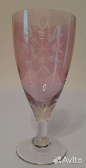 Рюмки марганцевое стекло СССР