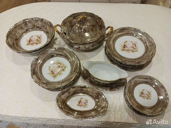 Набор столовой посуды фарфор