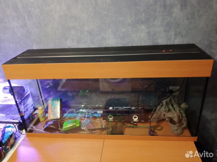 Аквариум 200 литров и всё что к нему прилагается