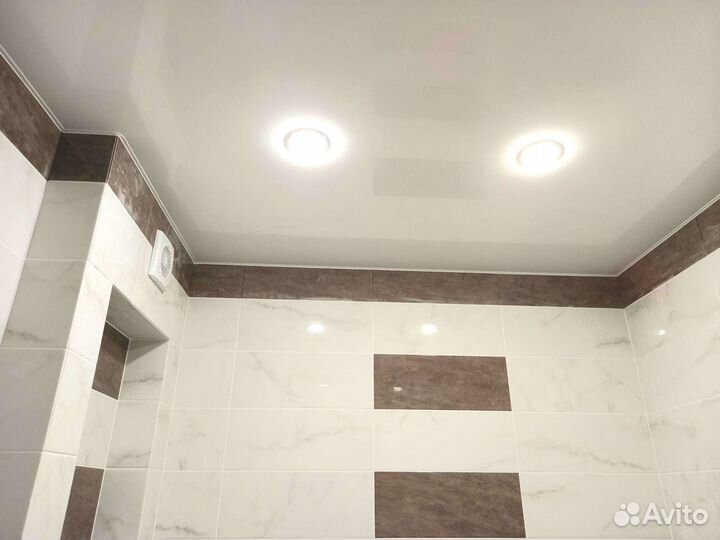 Потолки белые глянцевые Энгельс