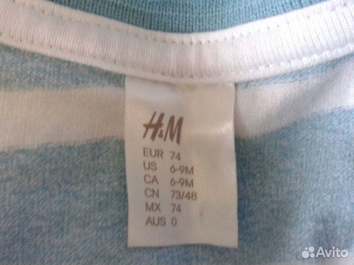 Комплект брюки и футболка H&M 74р