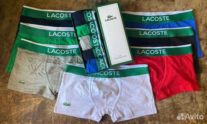 Мужское нижнее белье трусы Lacoste