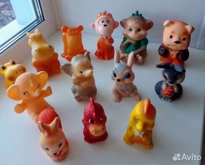 Резиновые игрушки СССР