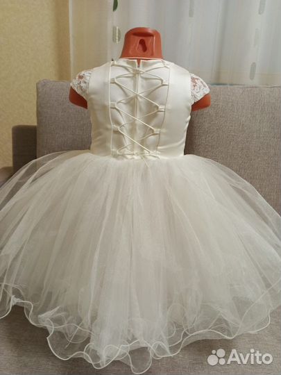 Новогоднее платье для девочки размер 98-104