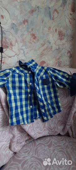 Рубашки на мальчика 80