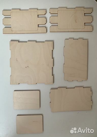 Заготовка для декупажа ящик с накладками