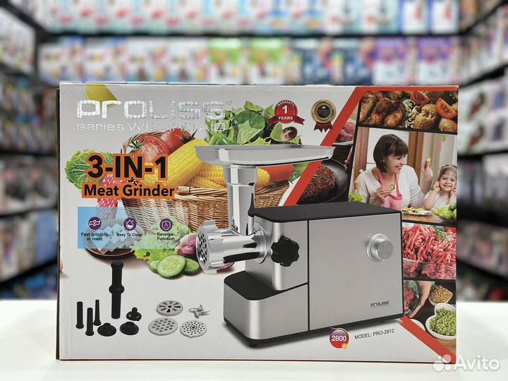 Мясорубка электрическая proliss PRO -2812