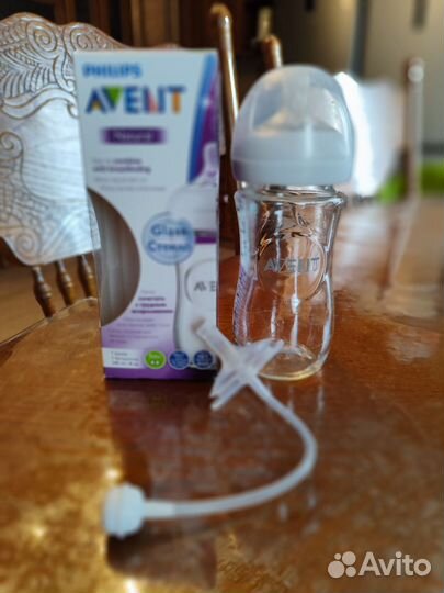 Бутылочка стекло avent